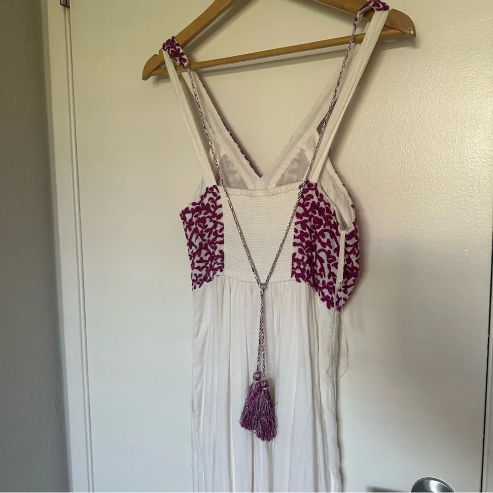 Embroidered Anthropologie Maxi Dress Size 6 - Picture 7 of 10